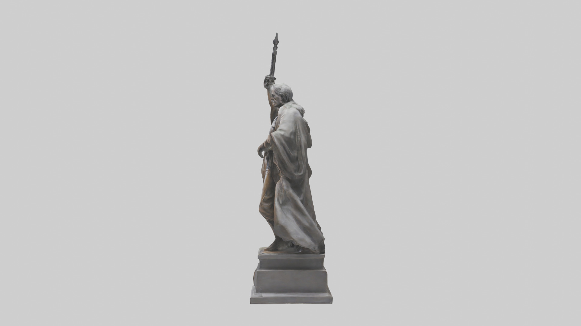 The End of Tyranny statue model Low-poly 3D model_12