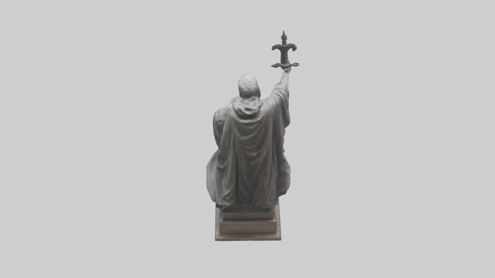 The End of Tyranny statue model Low-poly 3D model_15