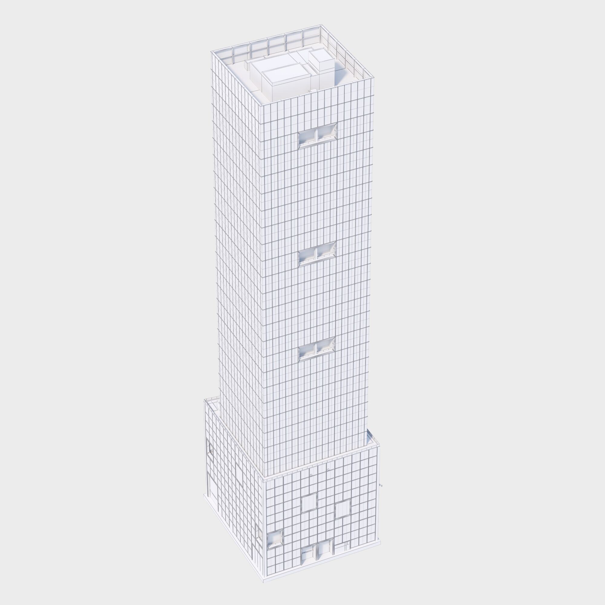 New York 55 Hudson Yards 3D model_4