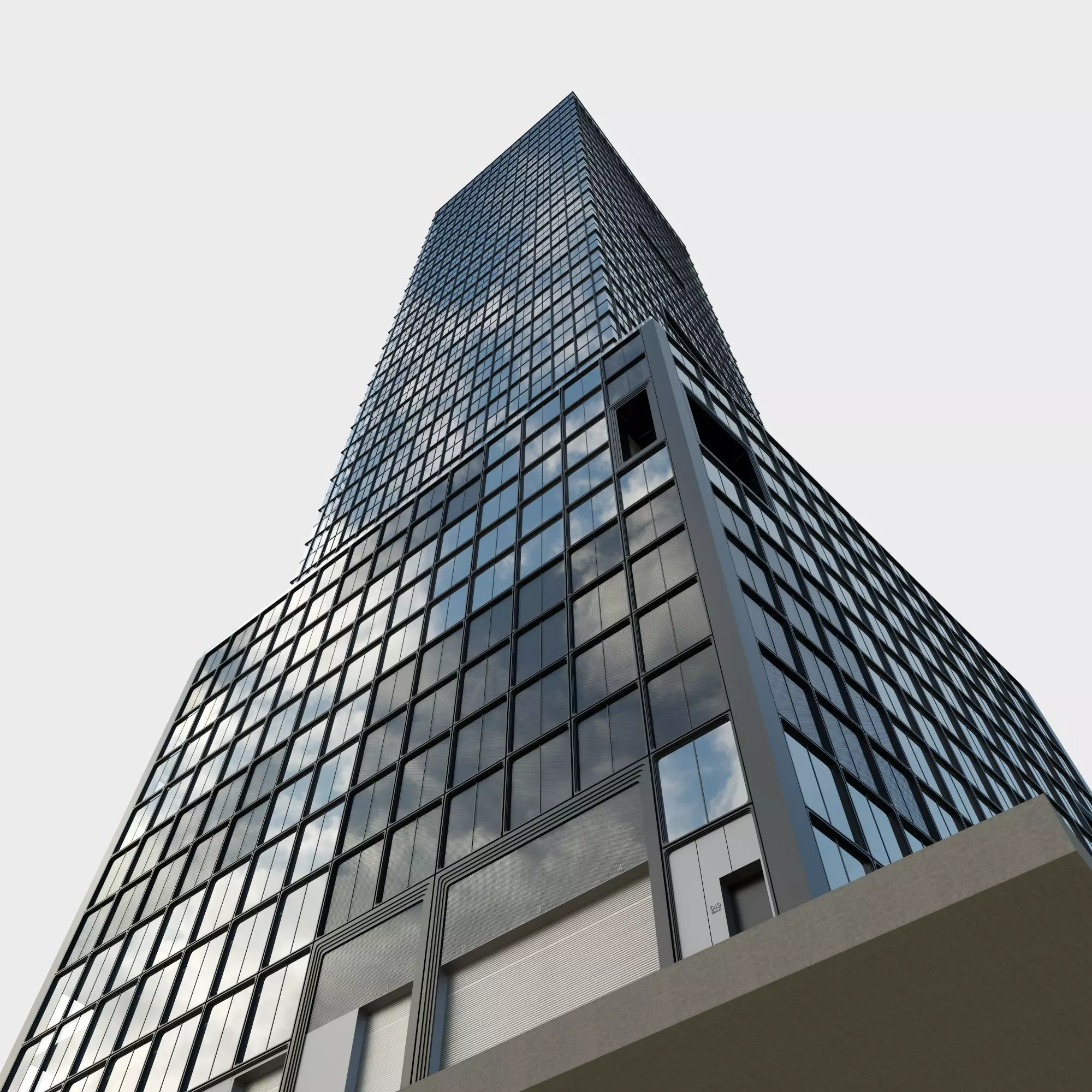 New York 55 Hudson Yards 3D model_0