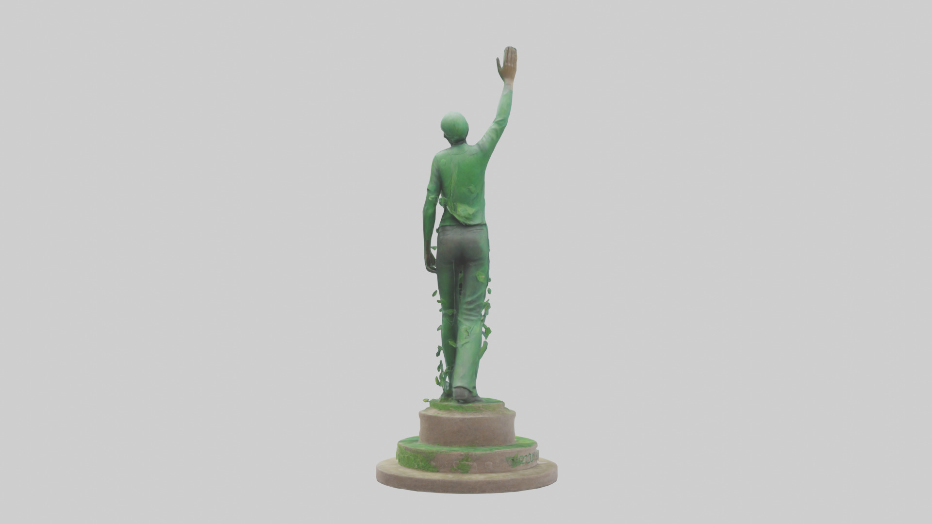 The Eco Revolution Statue model 3D model_1