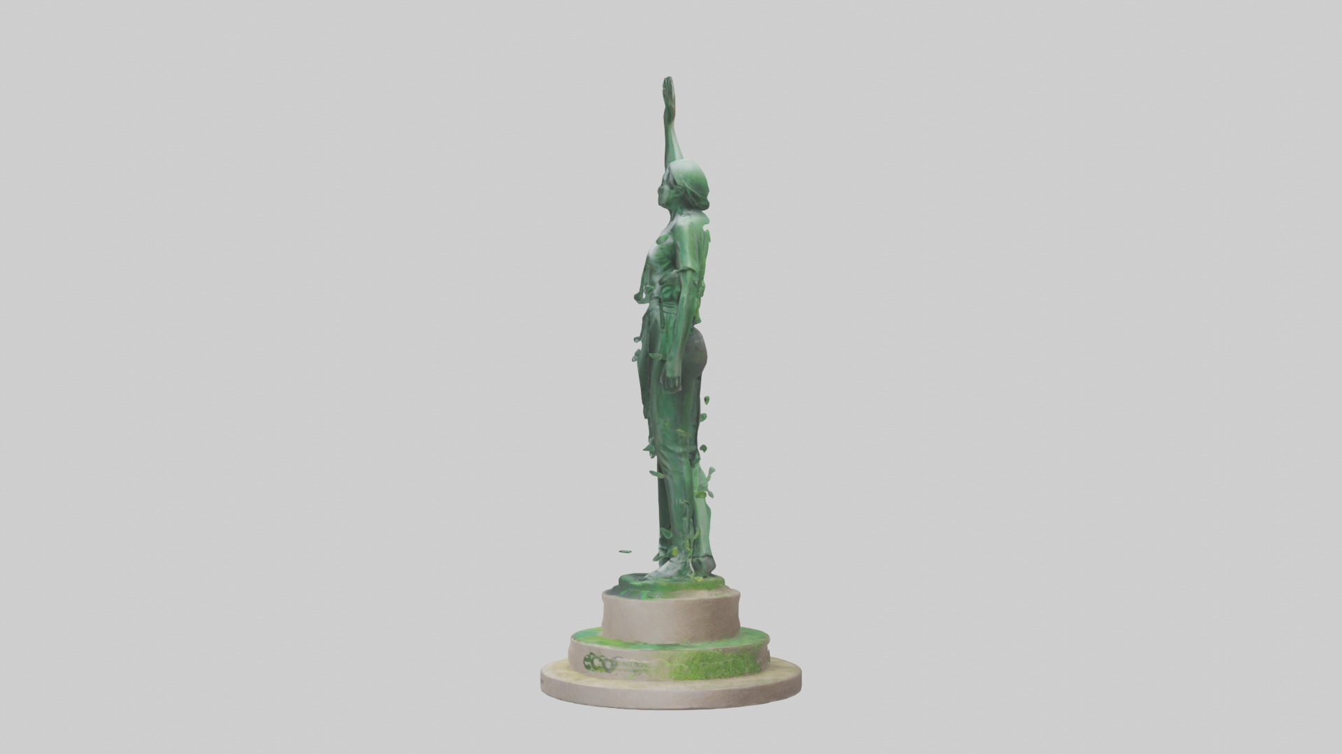 The Eco Revolution Statue model 3D model_23
