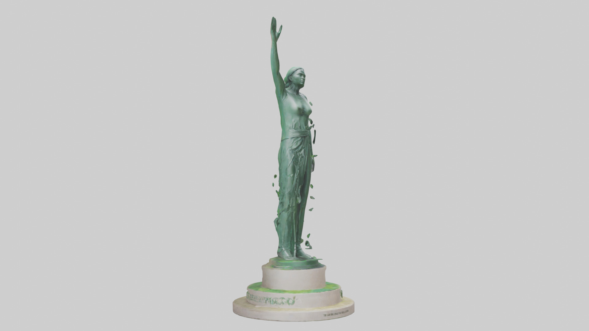 The Eco Revolution Statue model 3D model_14