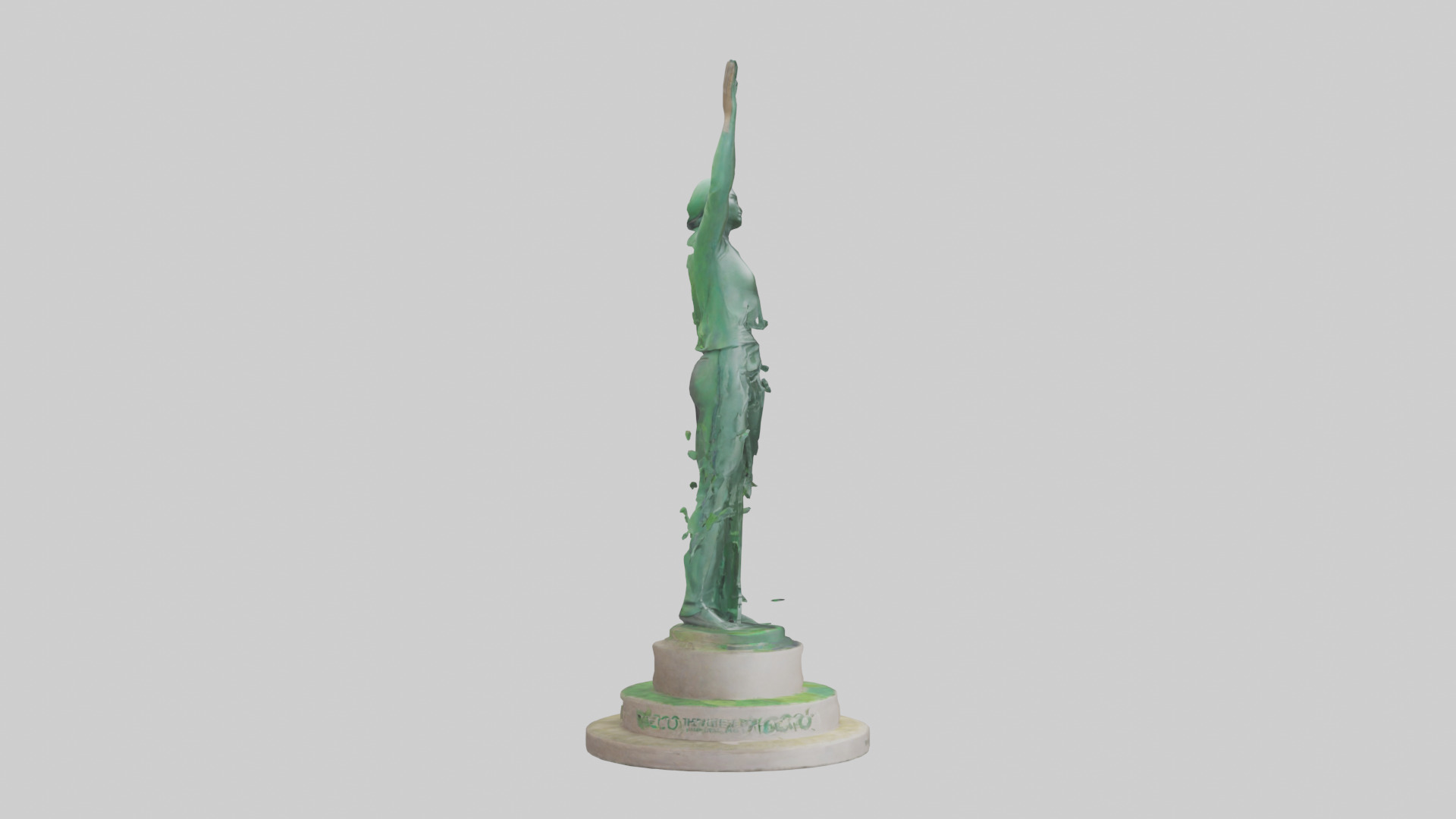 The Eco Revolution Statue model 3D model_25