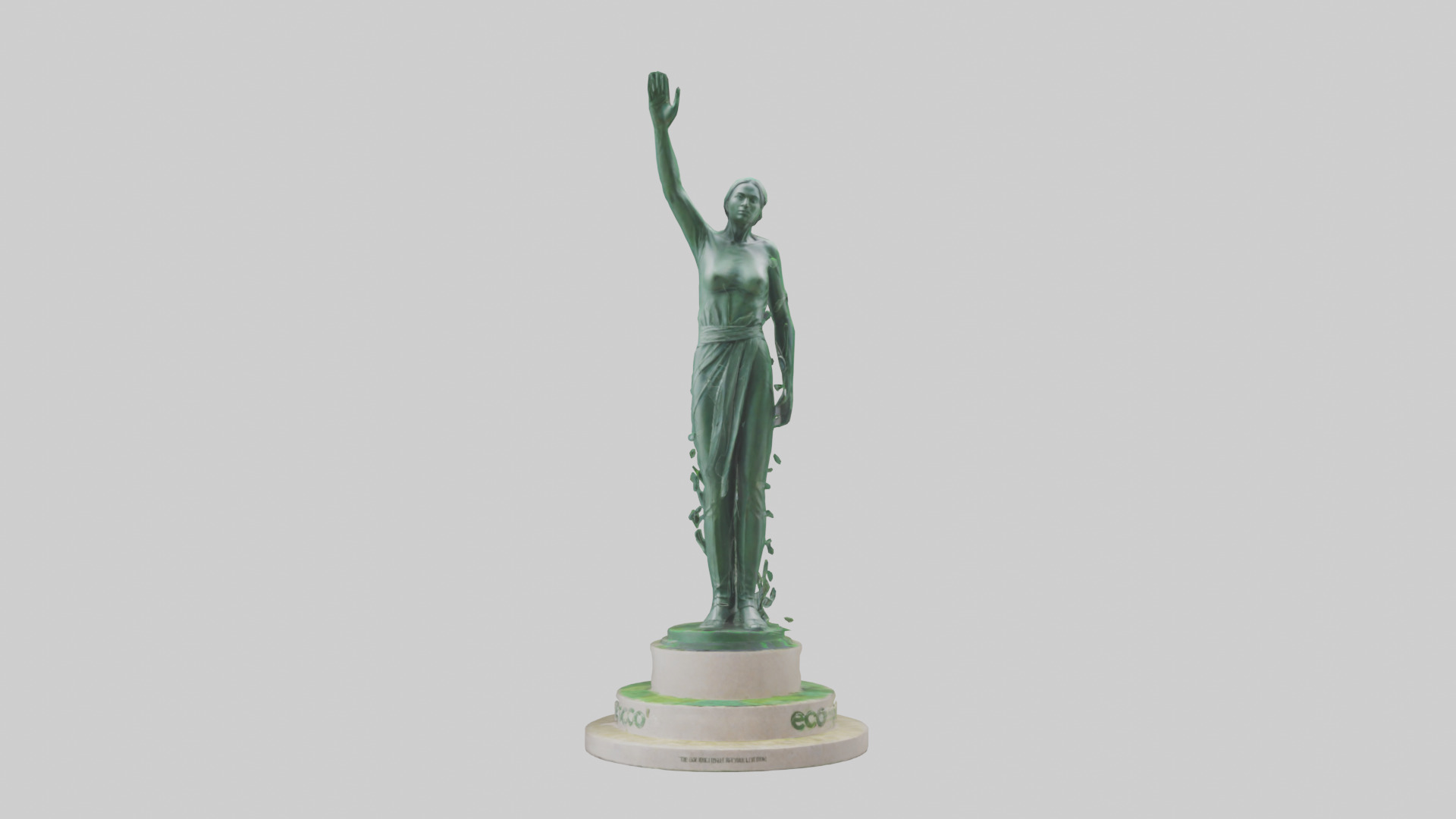 The Eco Revolution Statue model 3D model_18