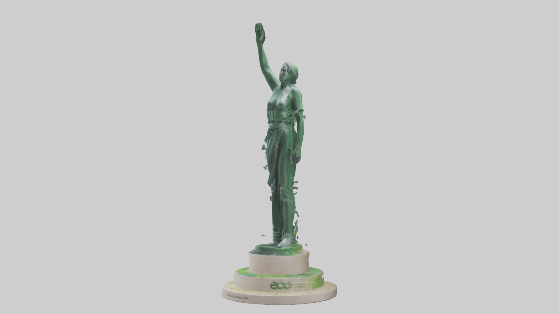 The Eco Revolution Statue model 3D model_19