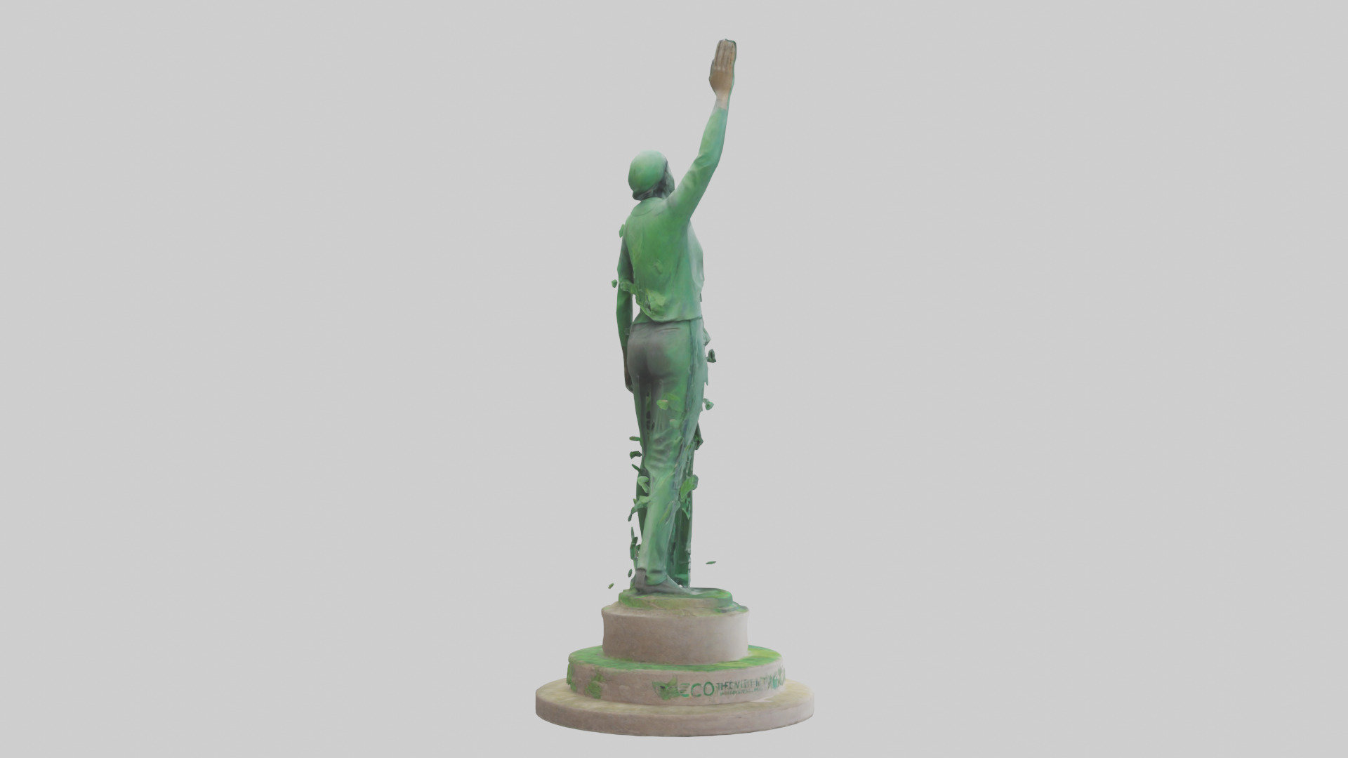 The Eco Revolution Statue model 3D model_4