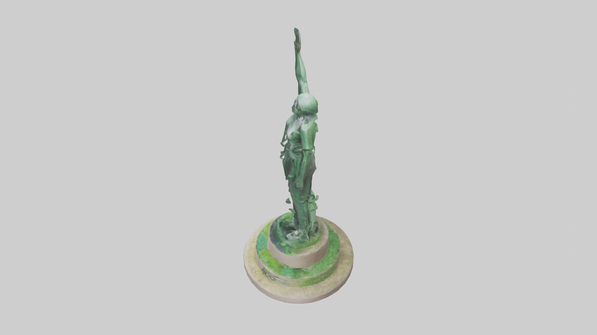 The Eco Revolution Statue model 3D model_33