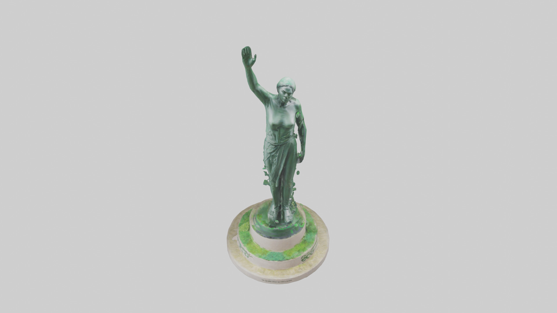 The Eco Revolution Statue model 3D model_32