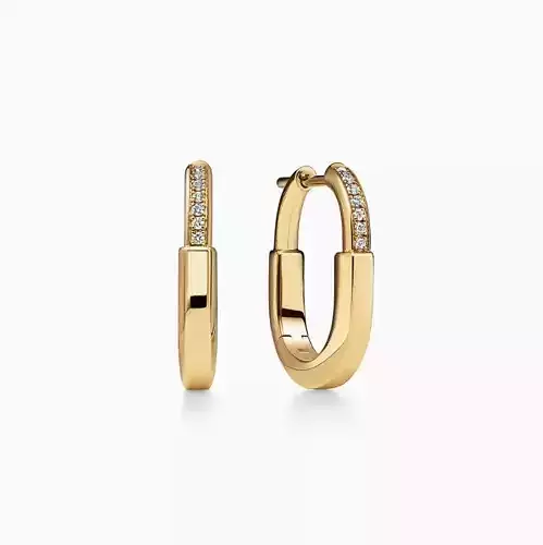 Tiffany Lock  Earring 3D print model