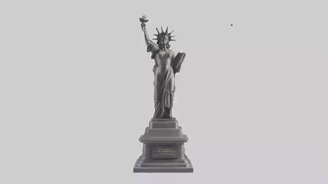 The Dawn of Independence statue model