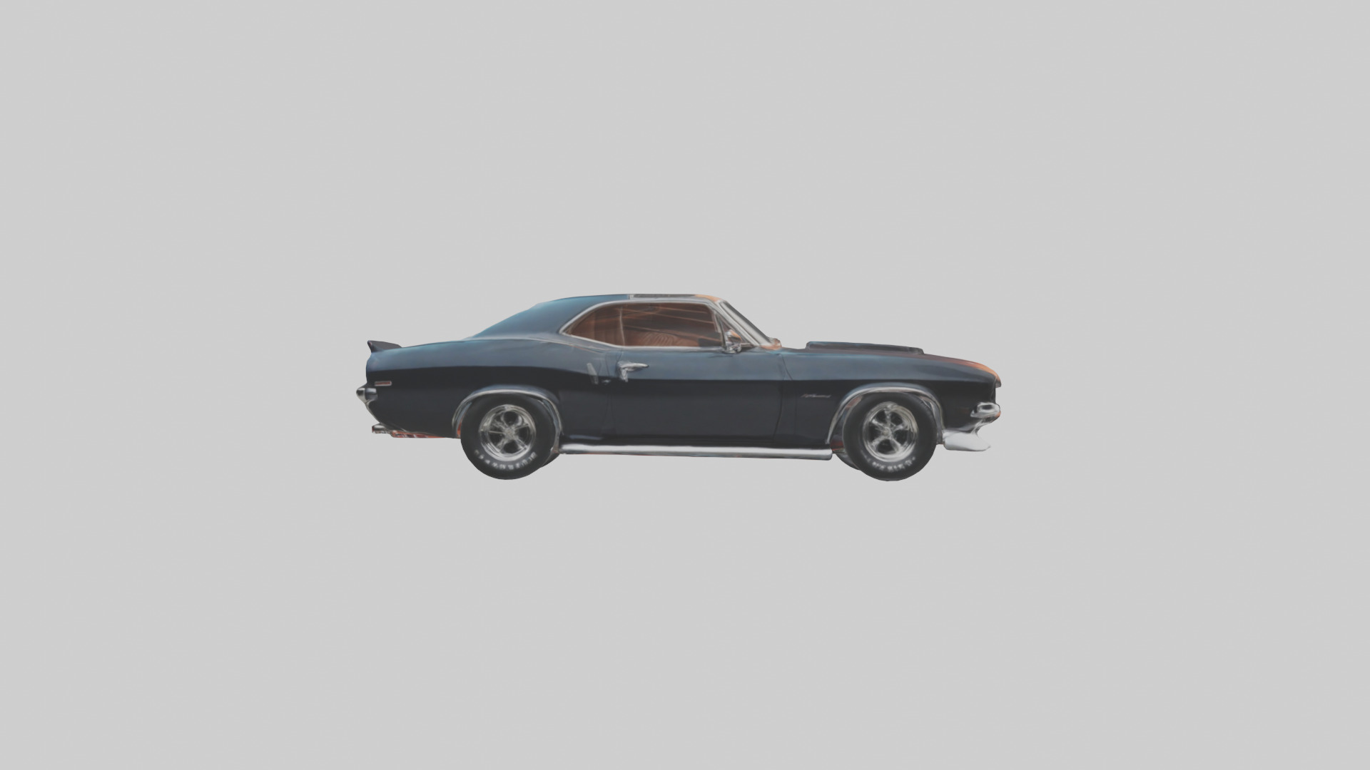 Classic Muscle Car model 3D model_13