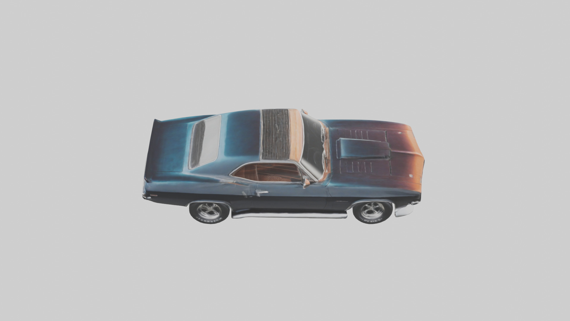 Classic Muscle Car model 3D model_18