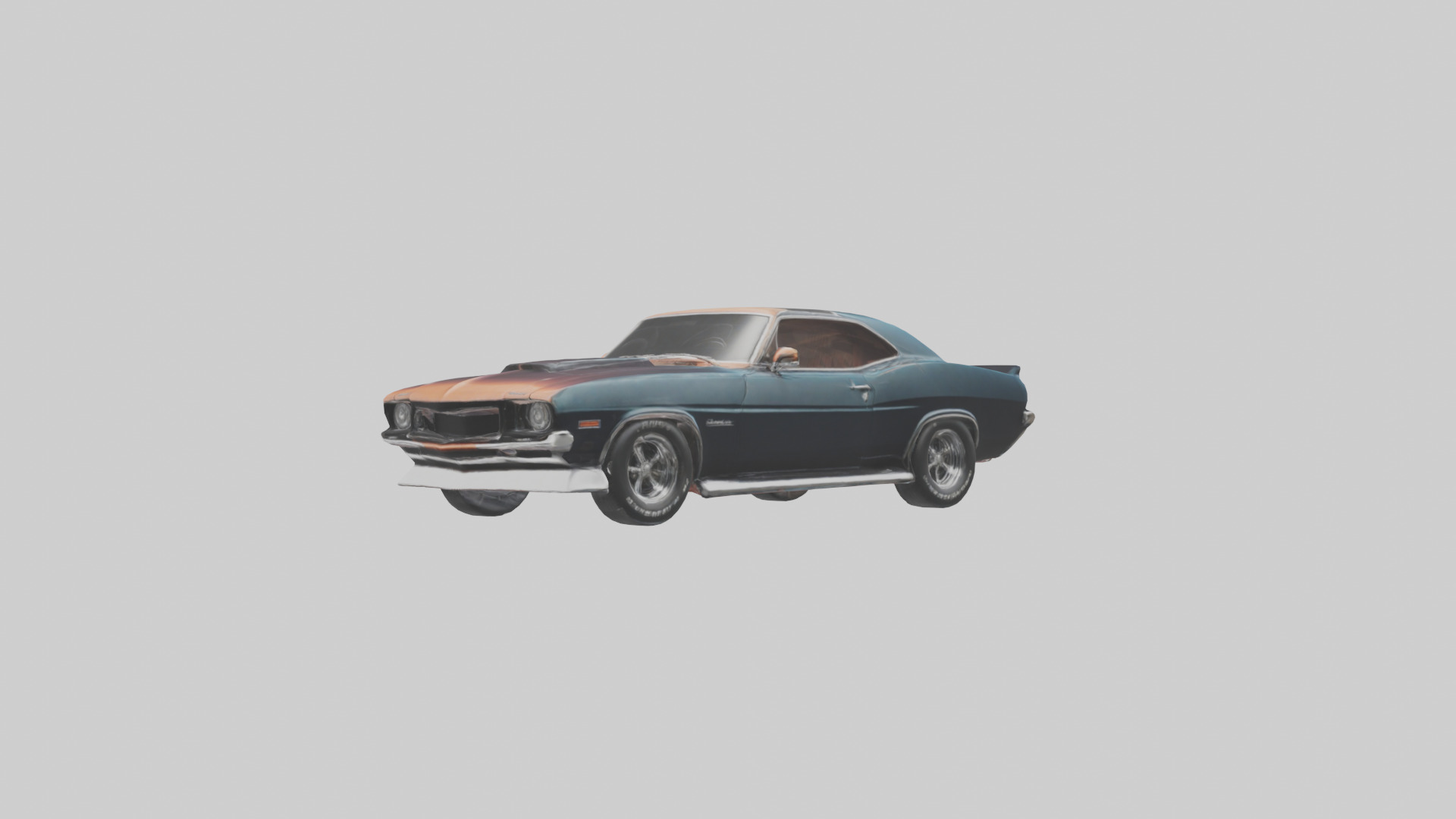 Classic Muscle Car model 3D model_8