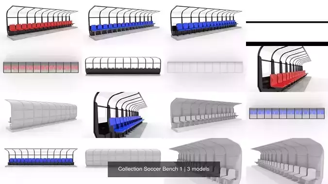 Collection Soccer Bench 1 