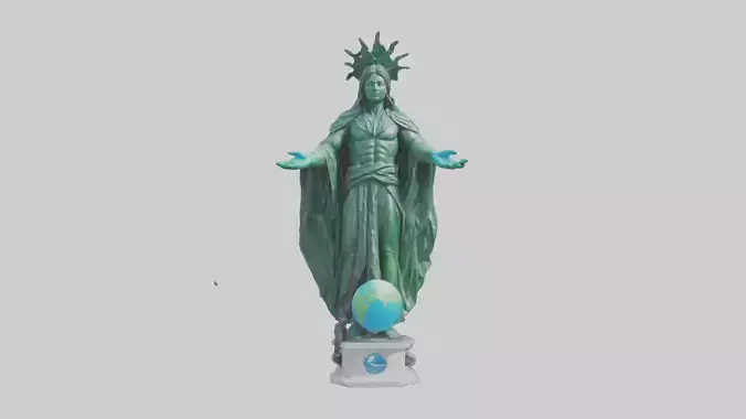 The Climate Guardian Statue model