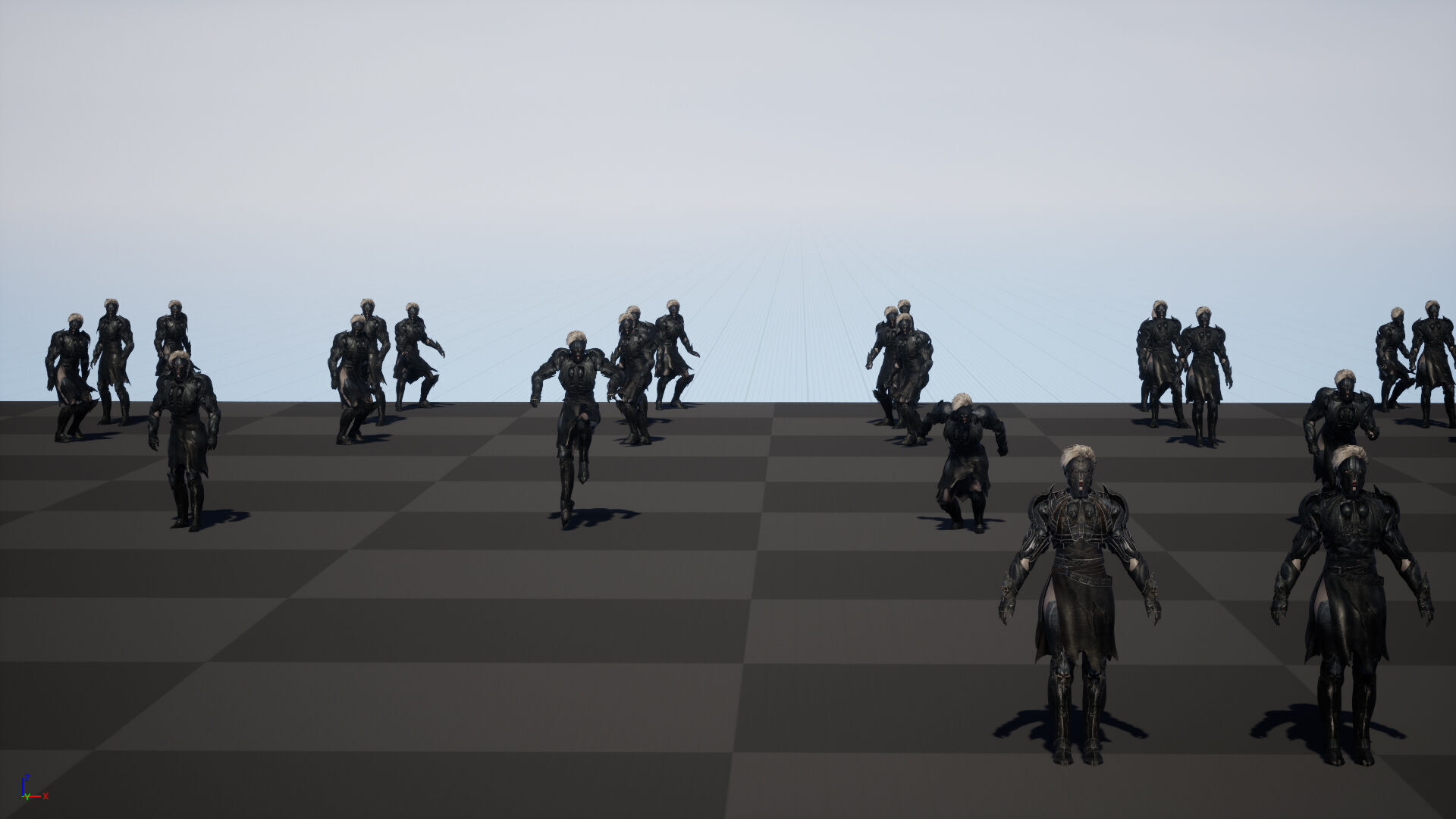 KnightGirl2 Low-poly 3D model_39