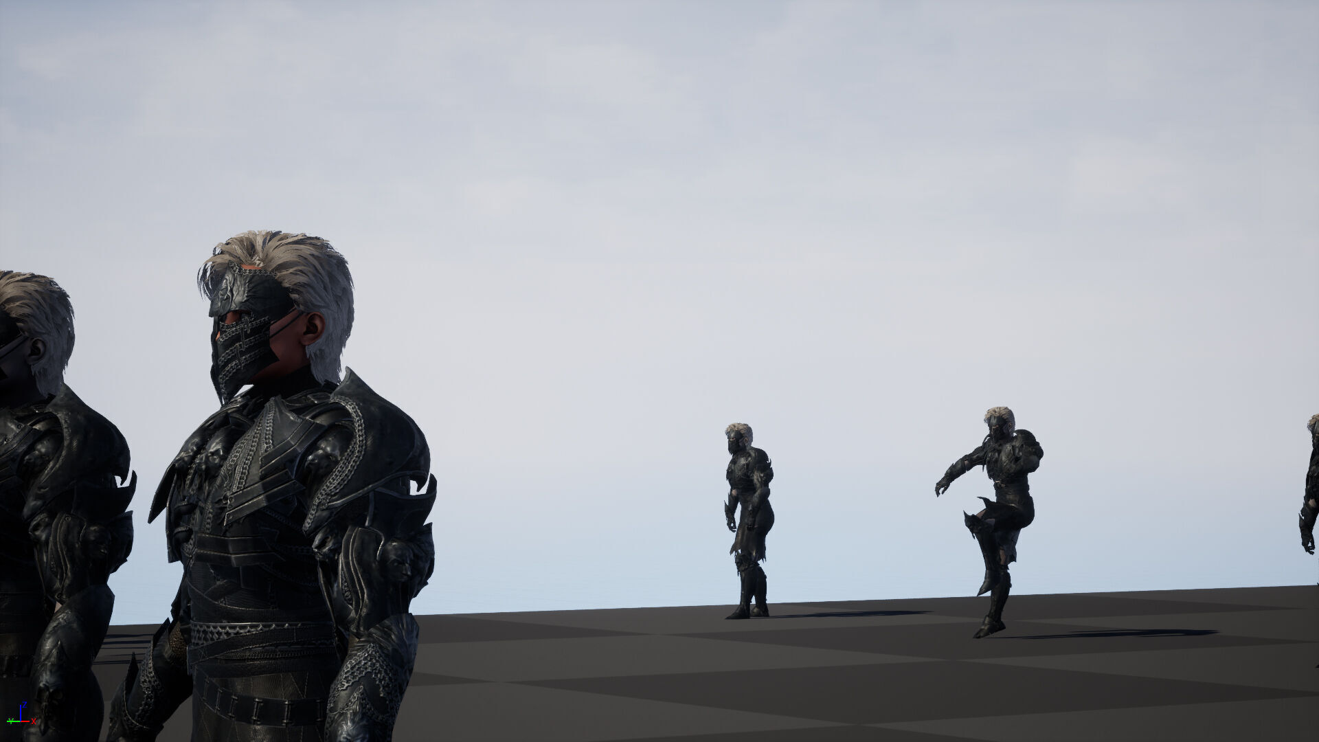 KnightGirl2 Low-poly 3D model_38