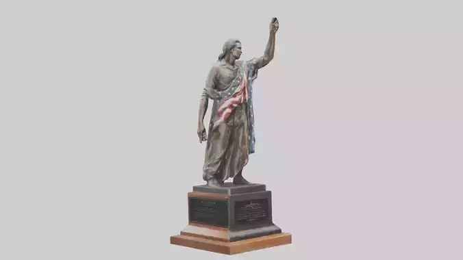 The Call of Freedom statue model