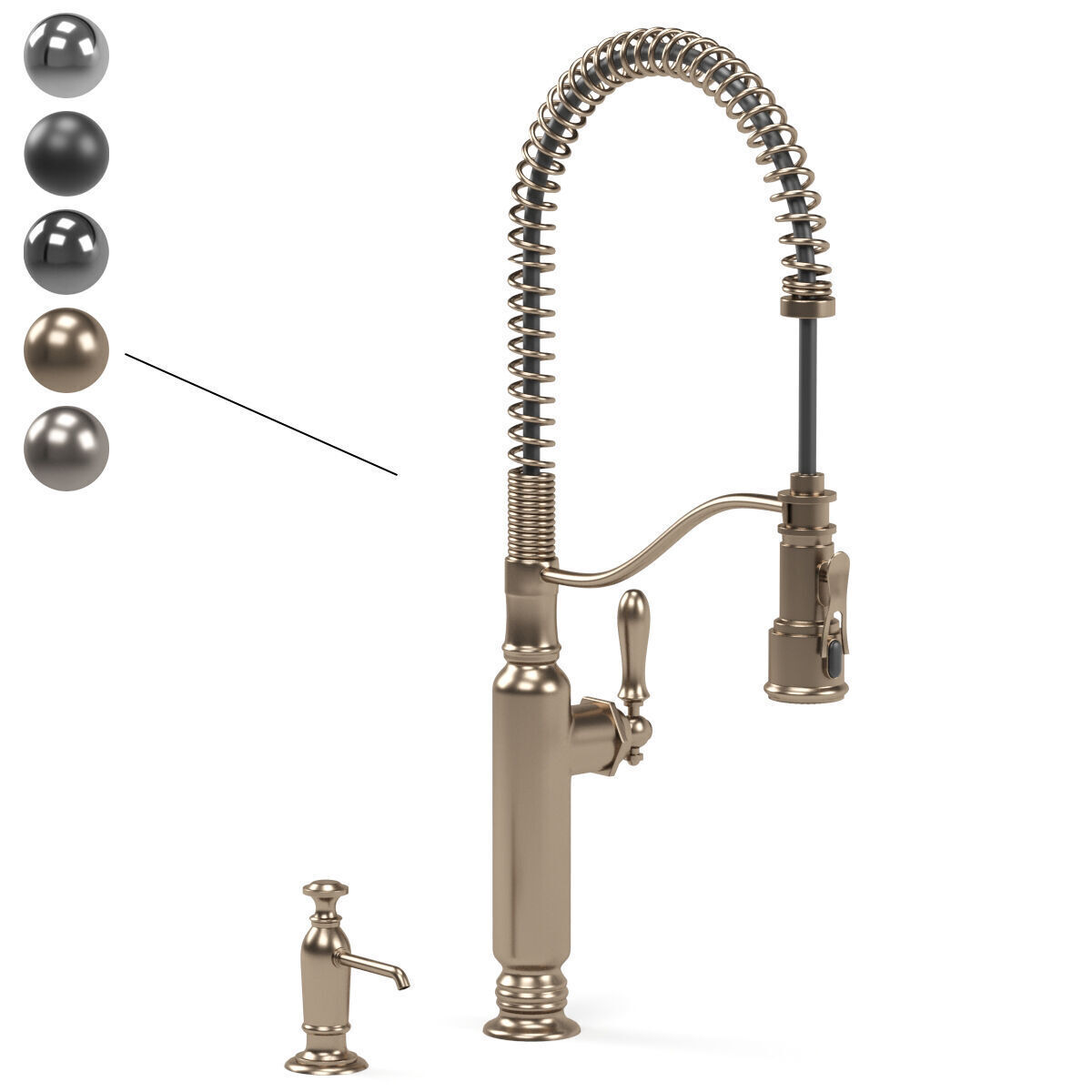 KOHLER kitchen faucets 3D model_1