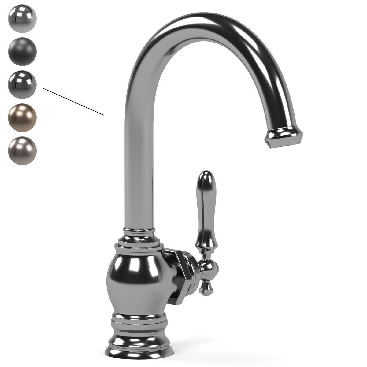 KOHLER kitchen faucets 3D model_3