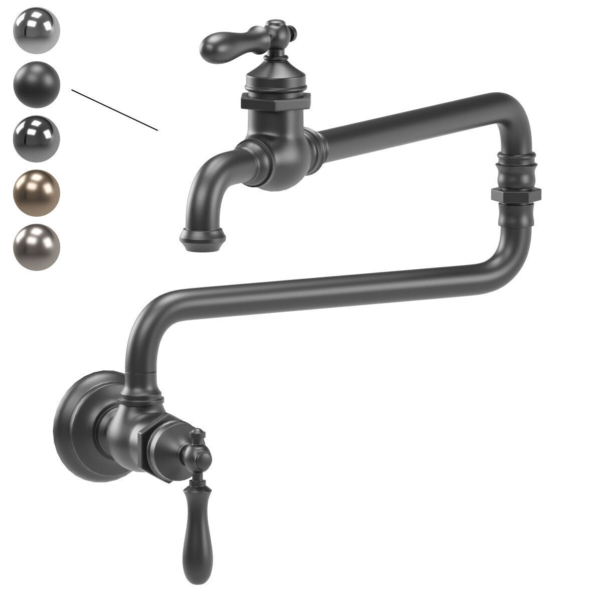 KOHLER kitchen faucets 3D model_4
