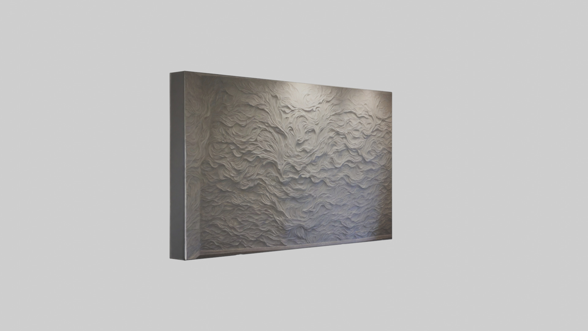 Textured Wall Murals Low-poly 3D model_11