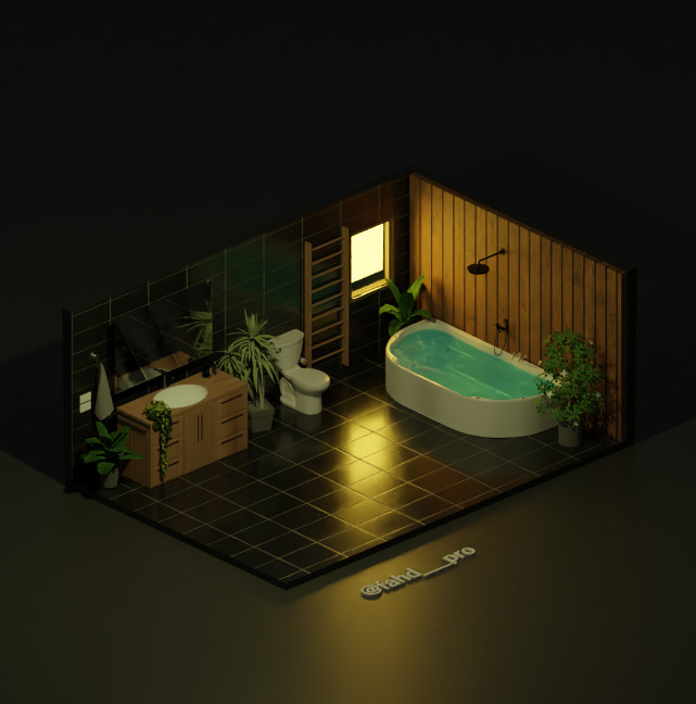 Bathroom Interior 3D model