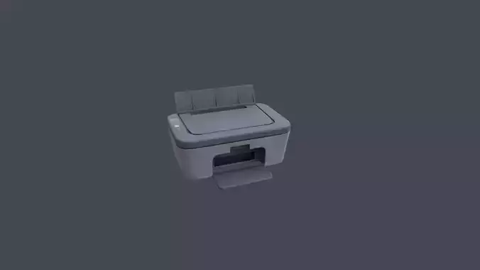 Xerox machine Low-poly 3D model
