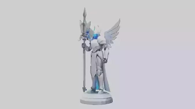 TechnoPaladin statue model