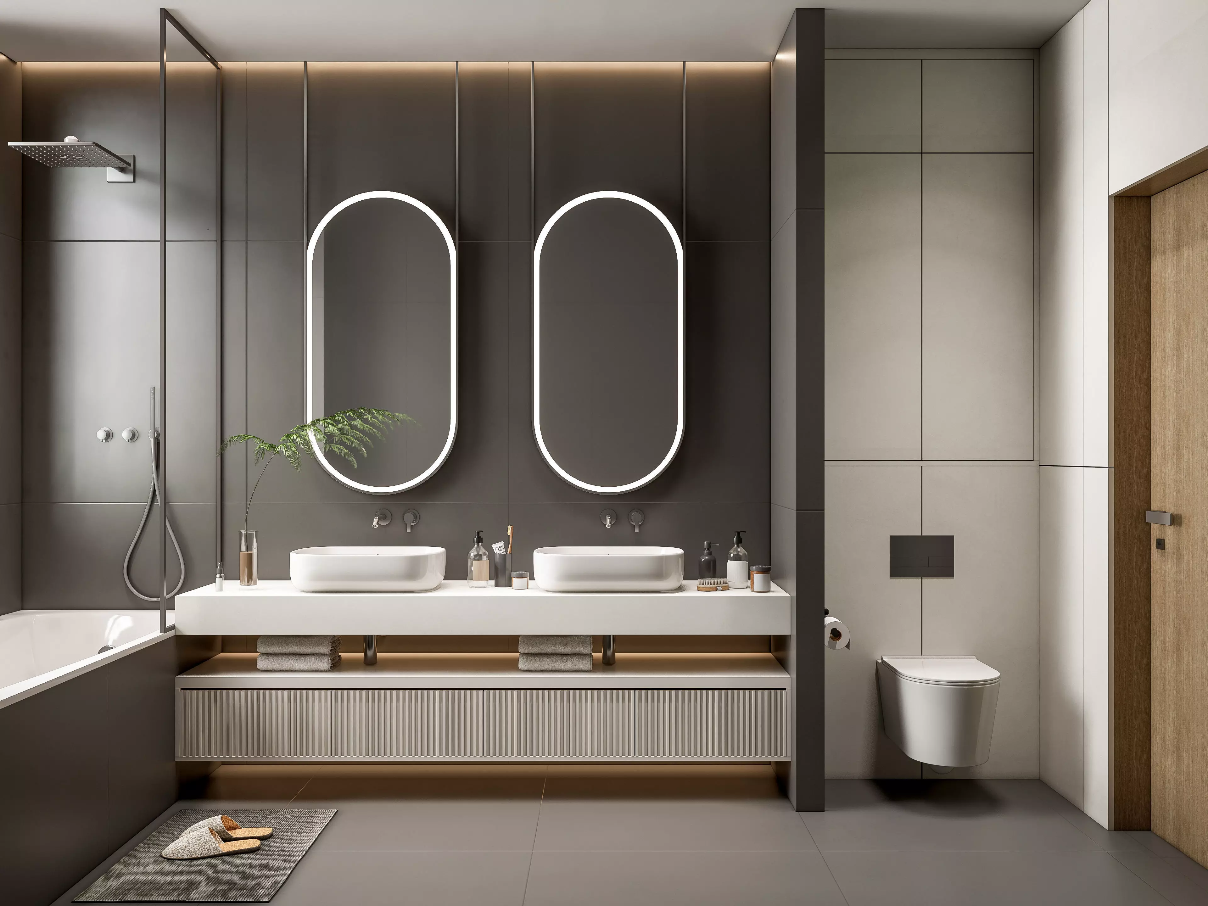 Bathroom 64 3D model_0