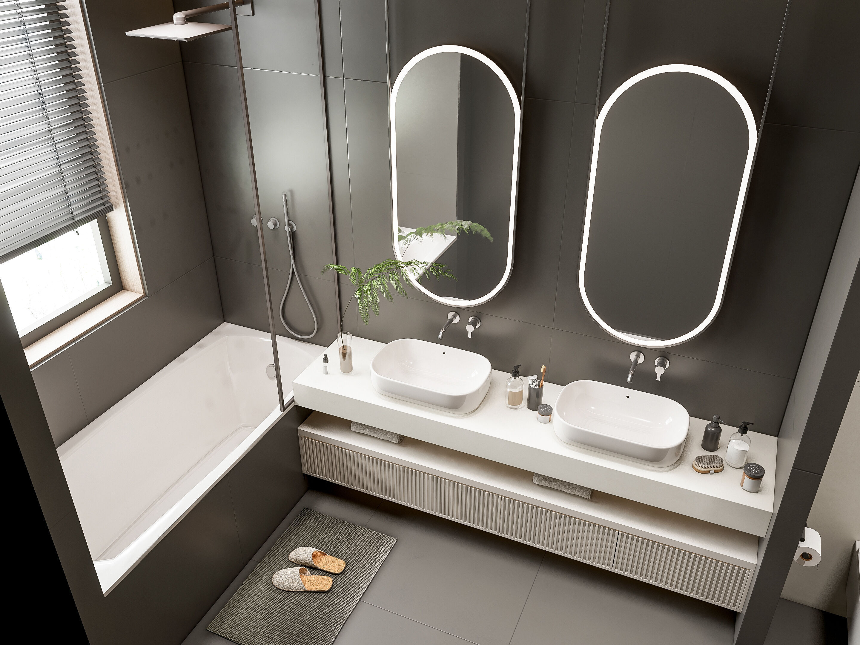Bathroom 64 3D model_5