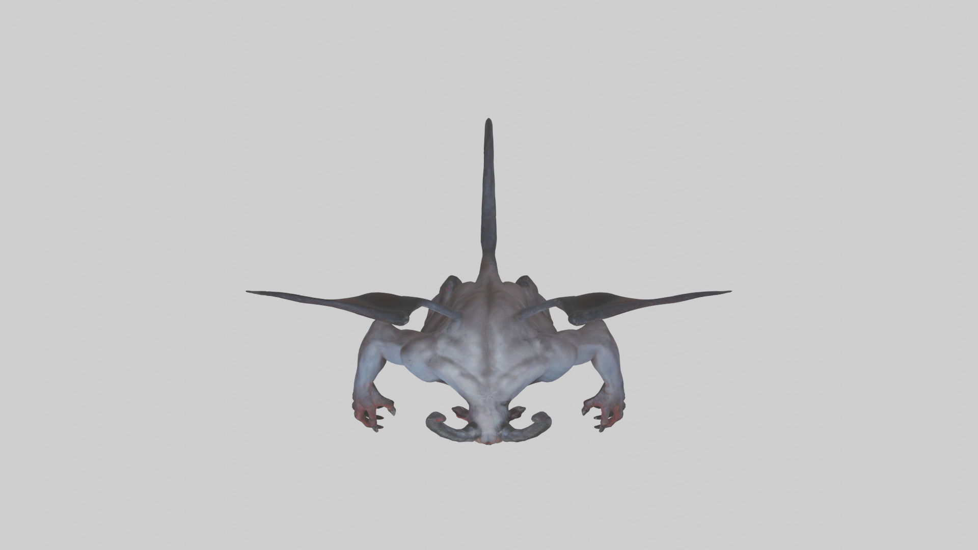 Clawed demon model 3D model_14
