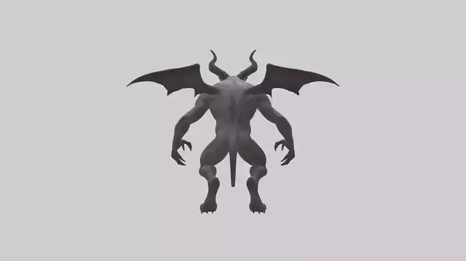 Clawed demon model
