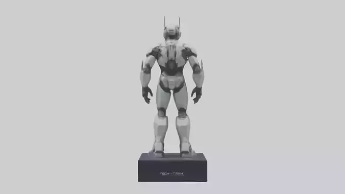 Tech Titan Leader statue model