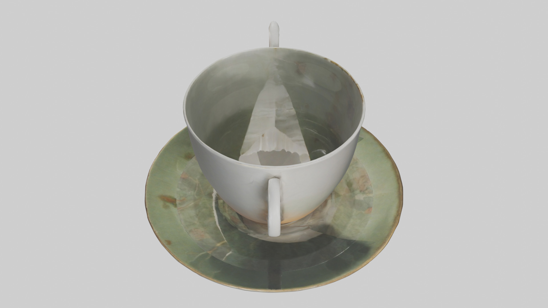Tea Cup model 2 Low-poly 3D model_17