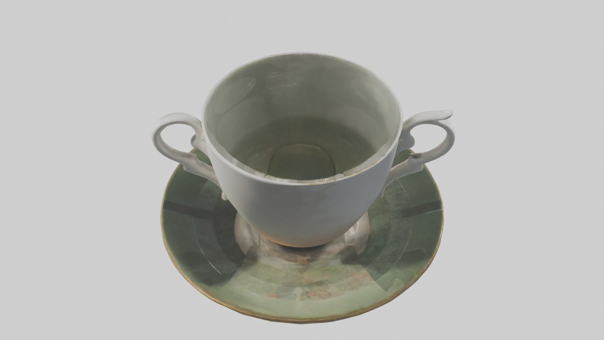 Tea Cup model 2 Low-poly 3D model_15