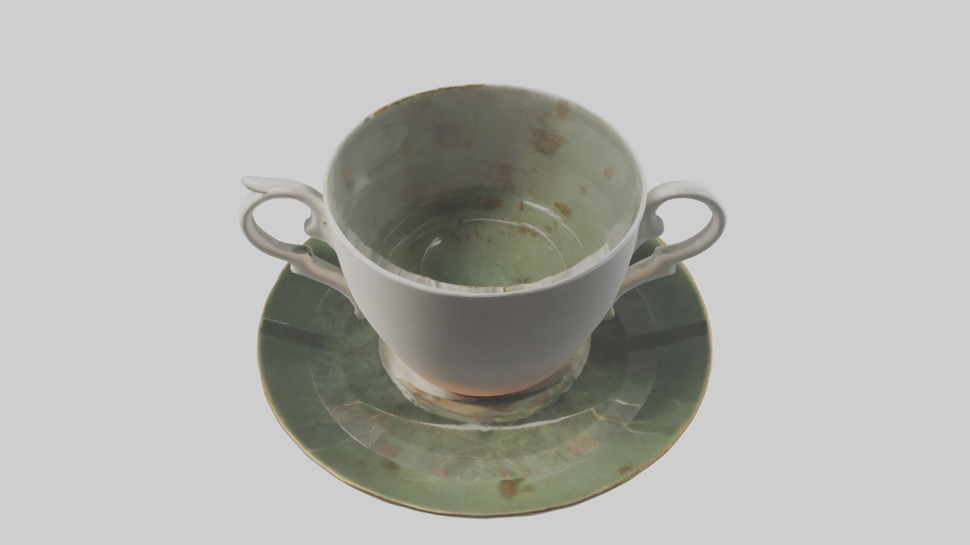 Tea Cup model 2 Low-poly 3D model_16
