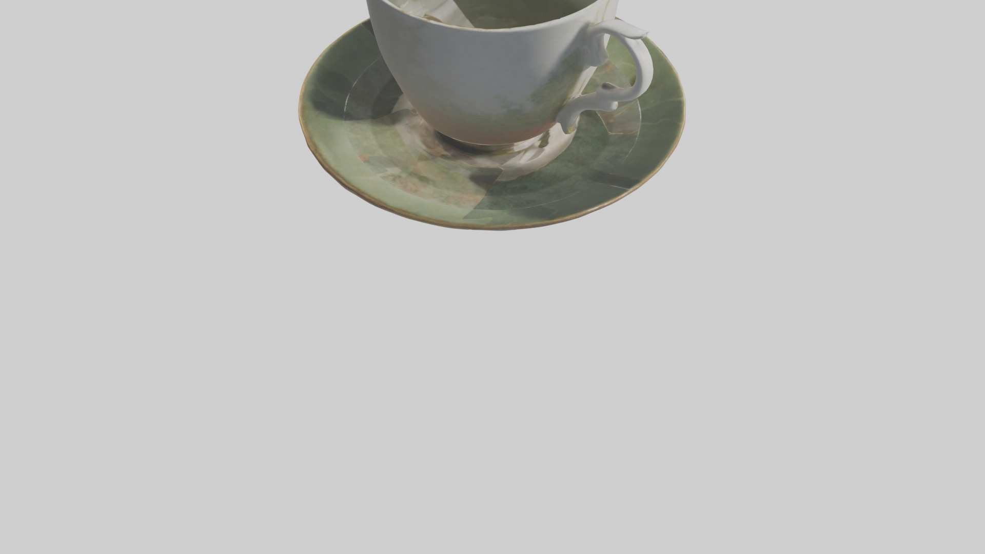 Tea Cup model 2 Low-poly 3D model_4