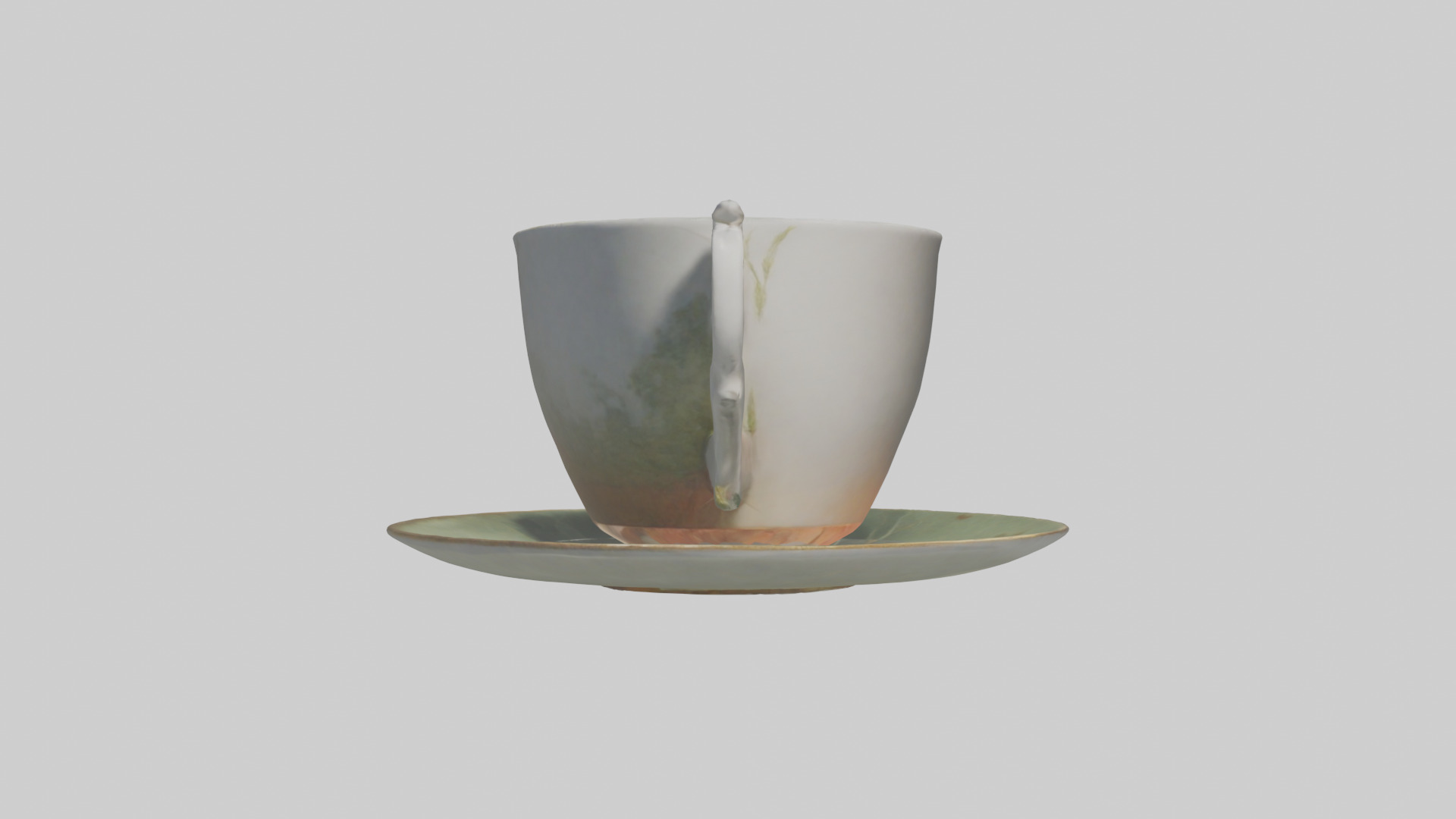 Tea Cup model 2 Low-poly 3D model_13