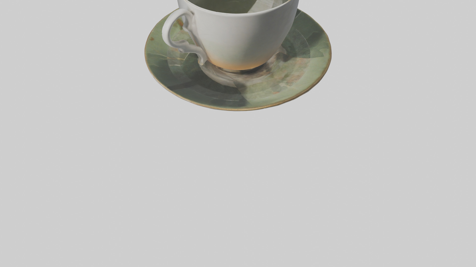 Tea Cup model 2 Low-poly 3D model_3