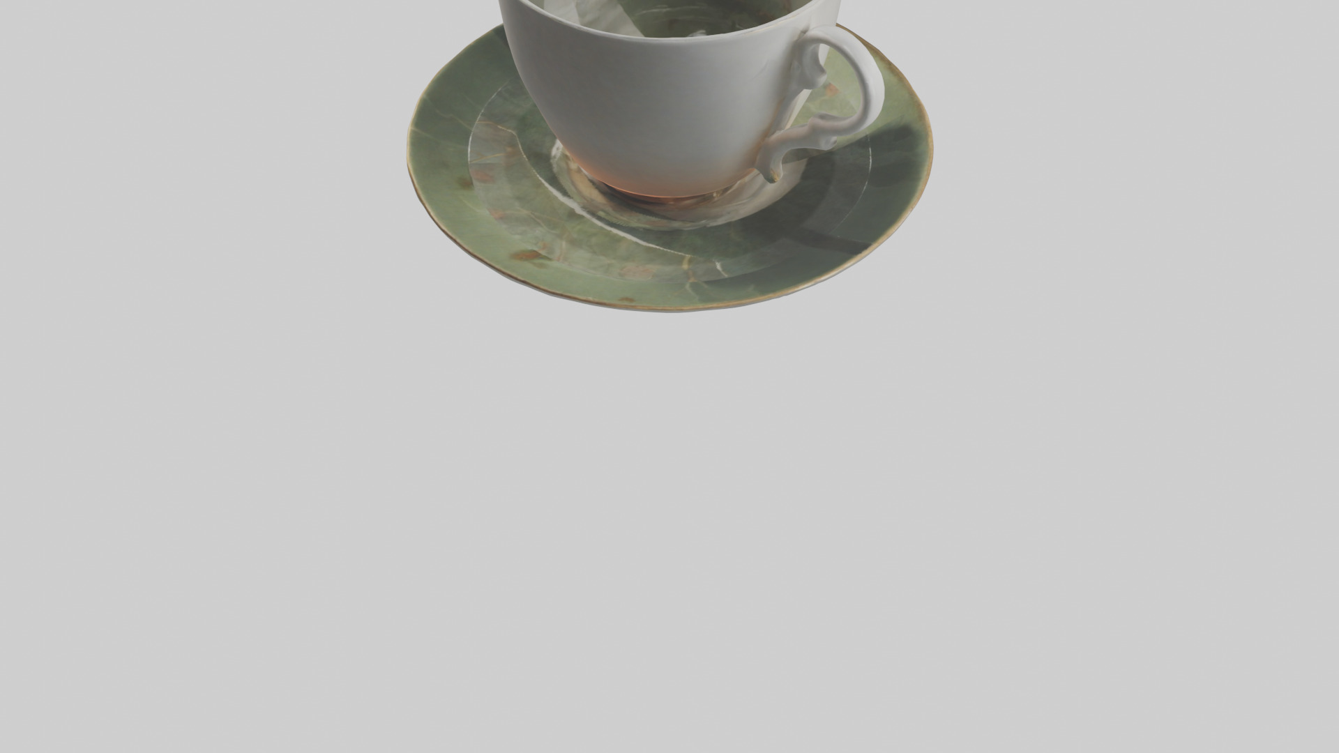 Tea Cup model 2 Low-poly 3D model_5