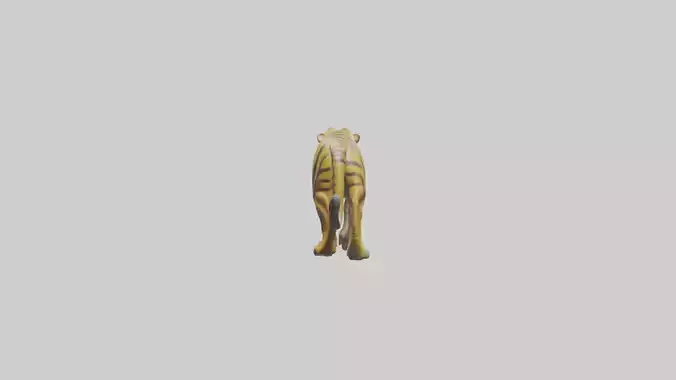 Tasmanian Tiger statue model