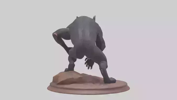Tasmanian Devil statue model
