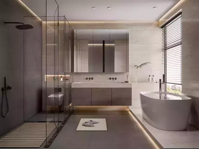 Bathroom 65 3D model