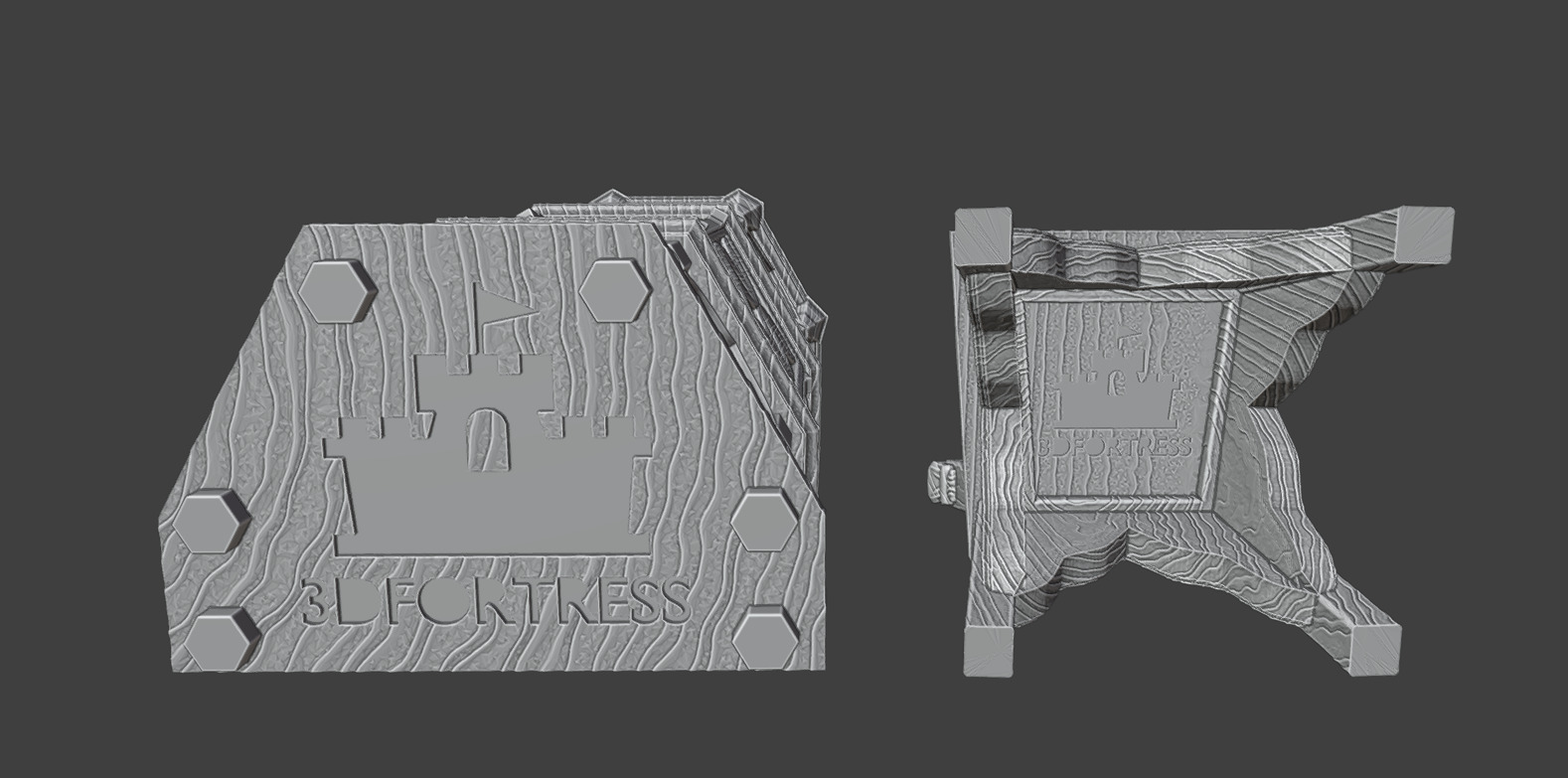 Gothic  Furniture  Set 2 3D print model_16