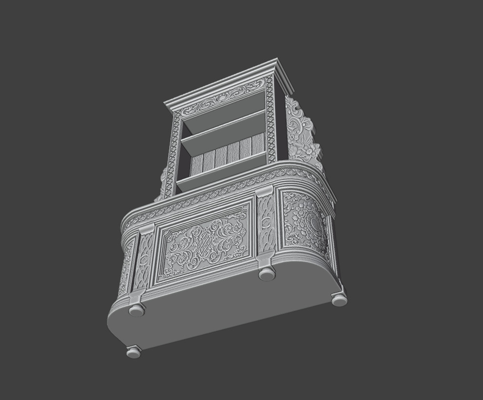 Cupboard 3D print model_15