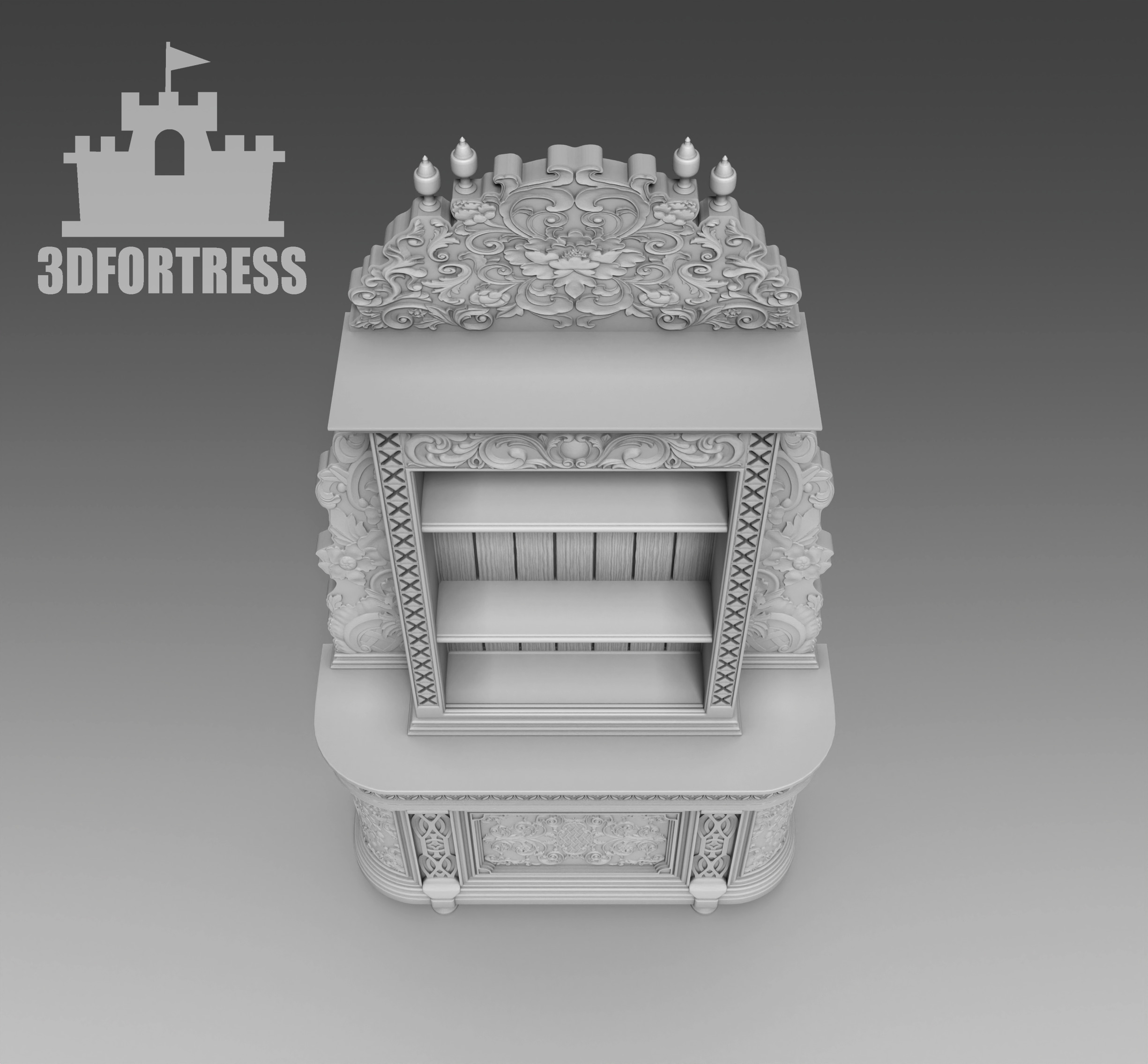 Cupboard 3D print model_3