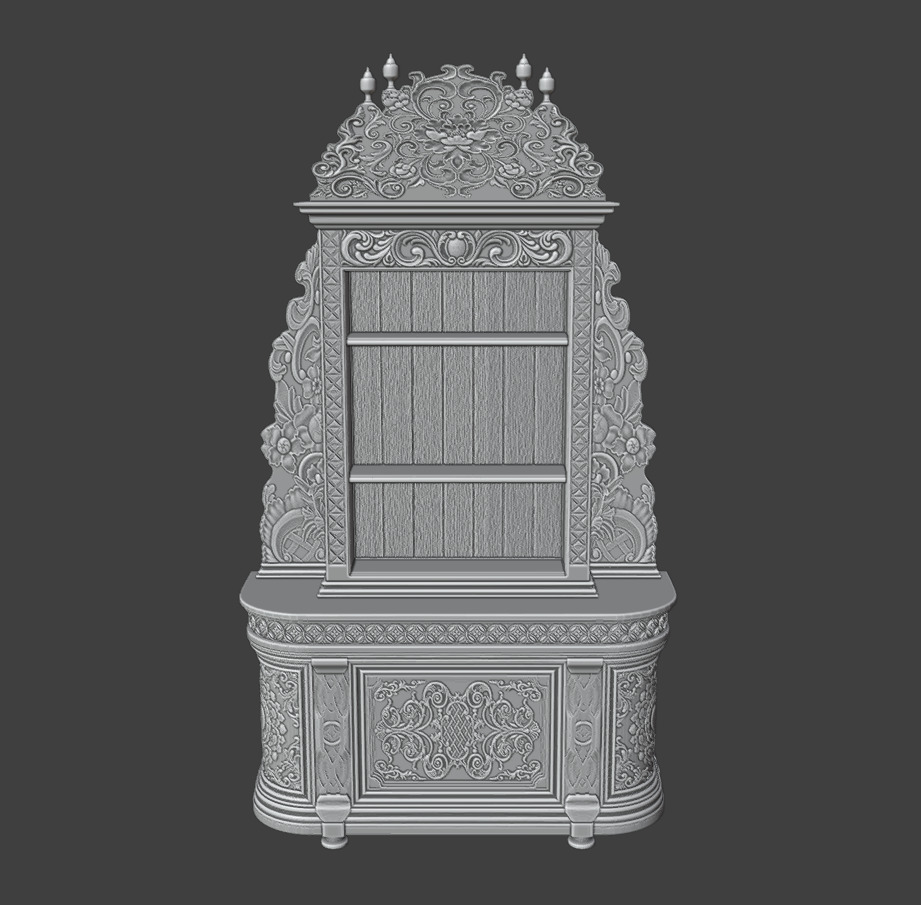 Cupboard 3D print model_4