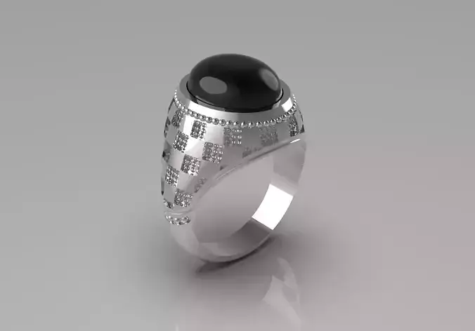 man gemstone ring mr0060